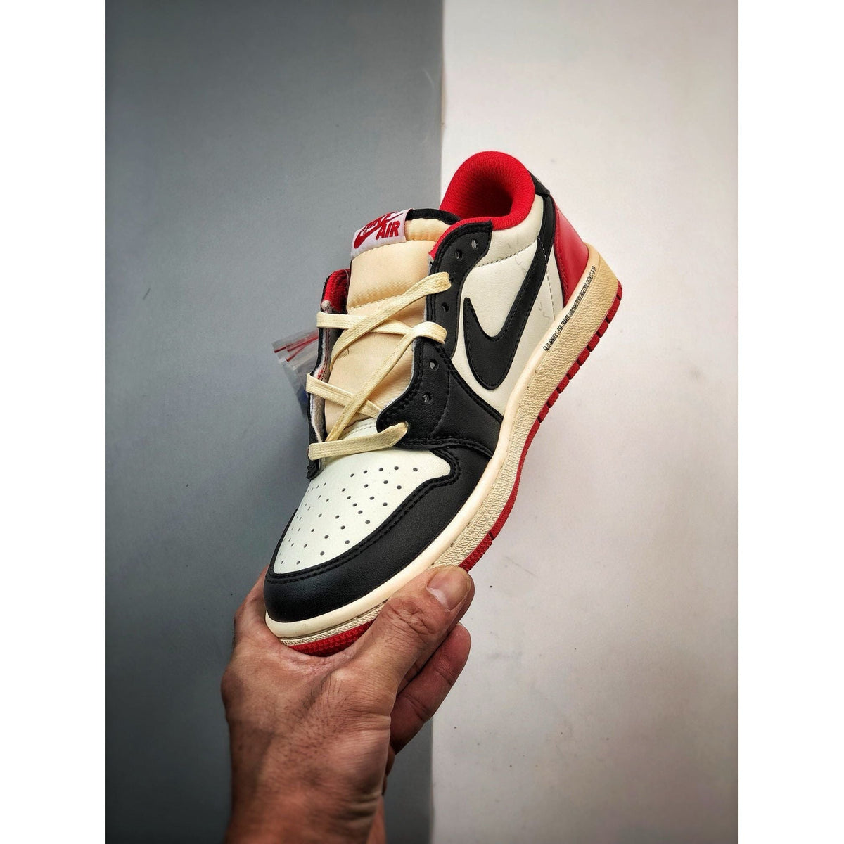 AJ 1 Retro Low x Travis Scott 'Red' Customs