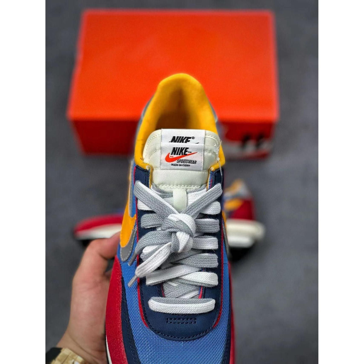 Sacai x LDWaffle 'Varsity Blue'