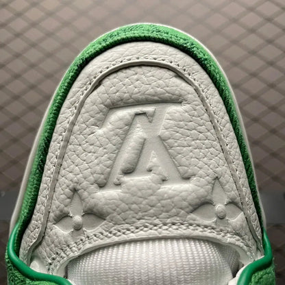 LV Trainer 'Green Monogram Denim'