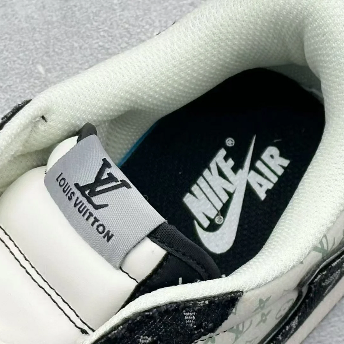 AJ 1 Low x Travis Scott x LV 'Black Monogram'