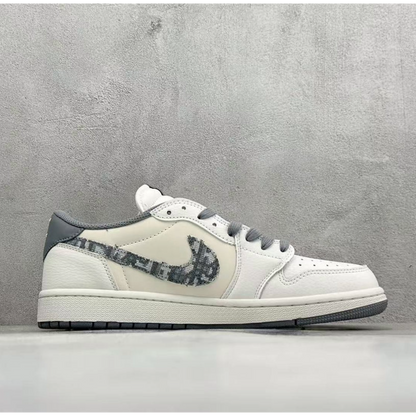 AJ 1 Low x Travis Scott x Dior 'Grey Monogram'
