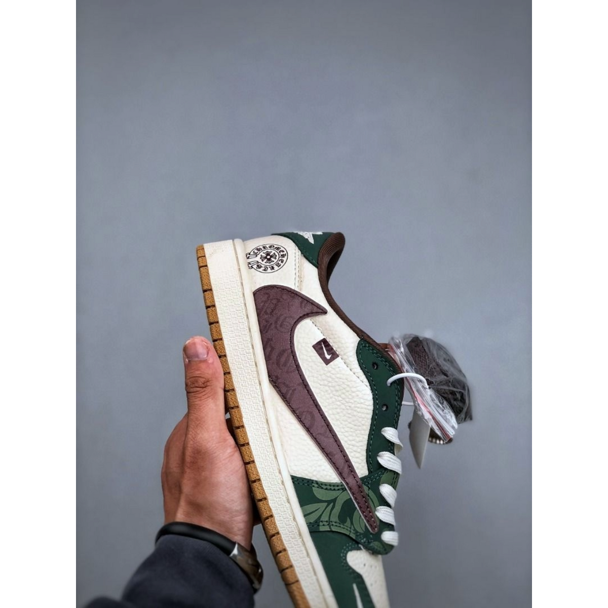 AJ 1 Low x Travis Scott x Chrome H. Customs