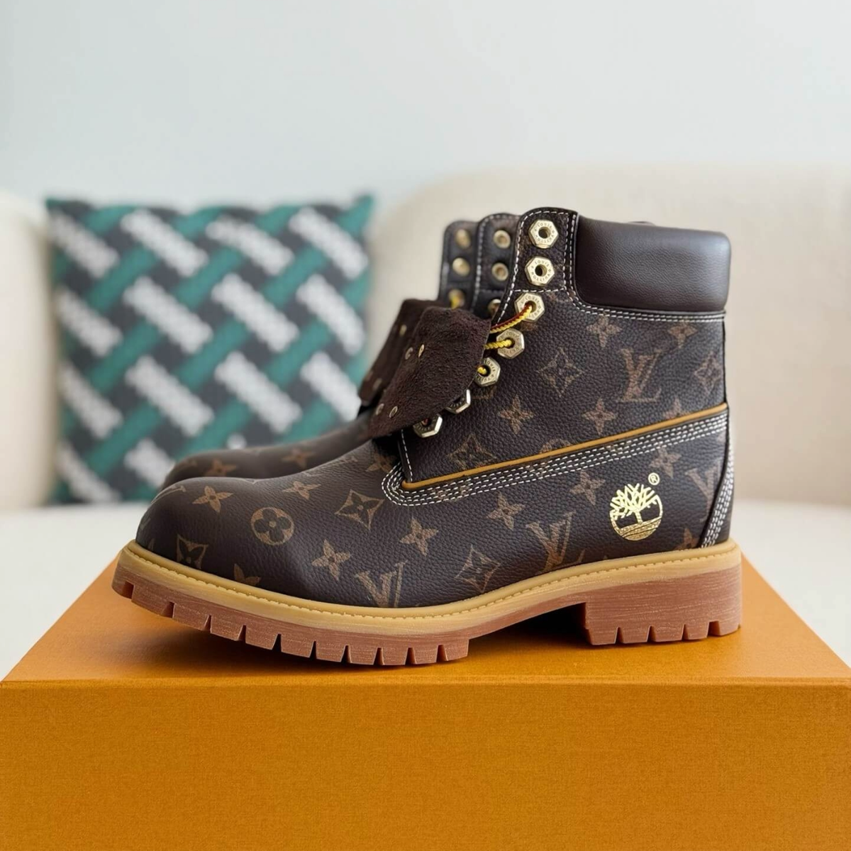 LV x Timberland 'Brown Monogram'