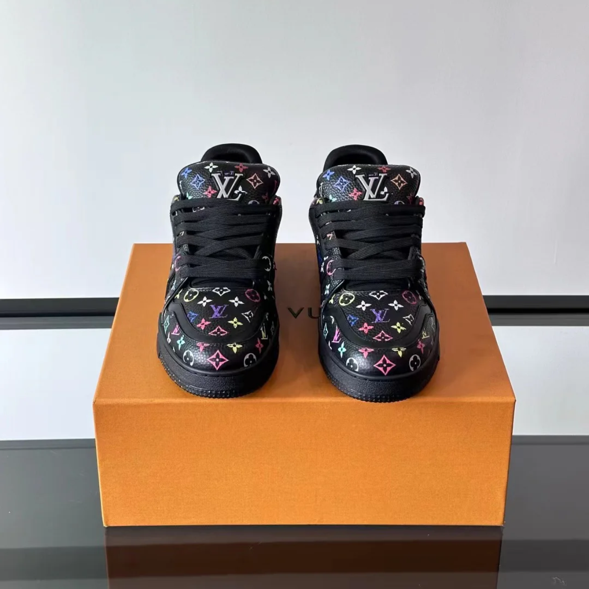 LV x Murakami Trainer 2025 '#54 Signature - Black'