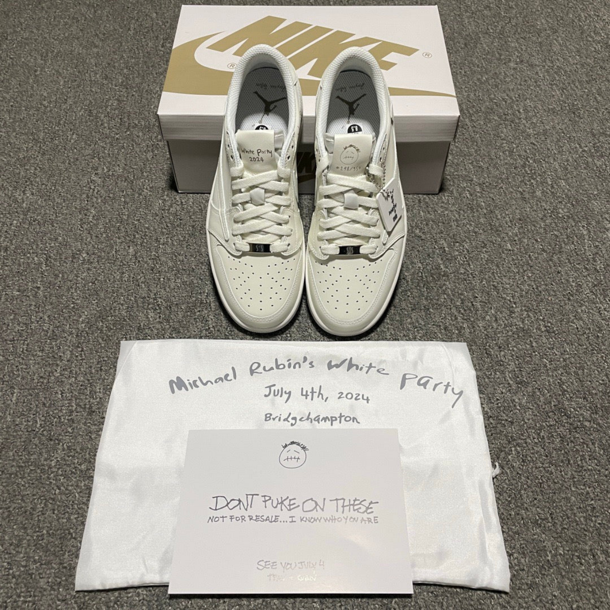 AJ 1 Low x Travis Scott 'White Party'