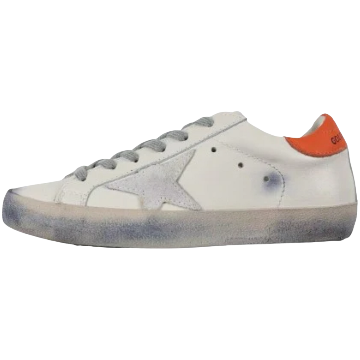 GG 'Ball-Star Suede Star Orange Heel Tab'