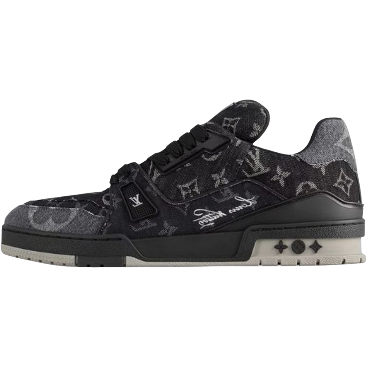 LV Trainer 'Black Grey Denim'