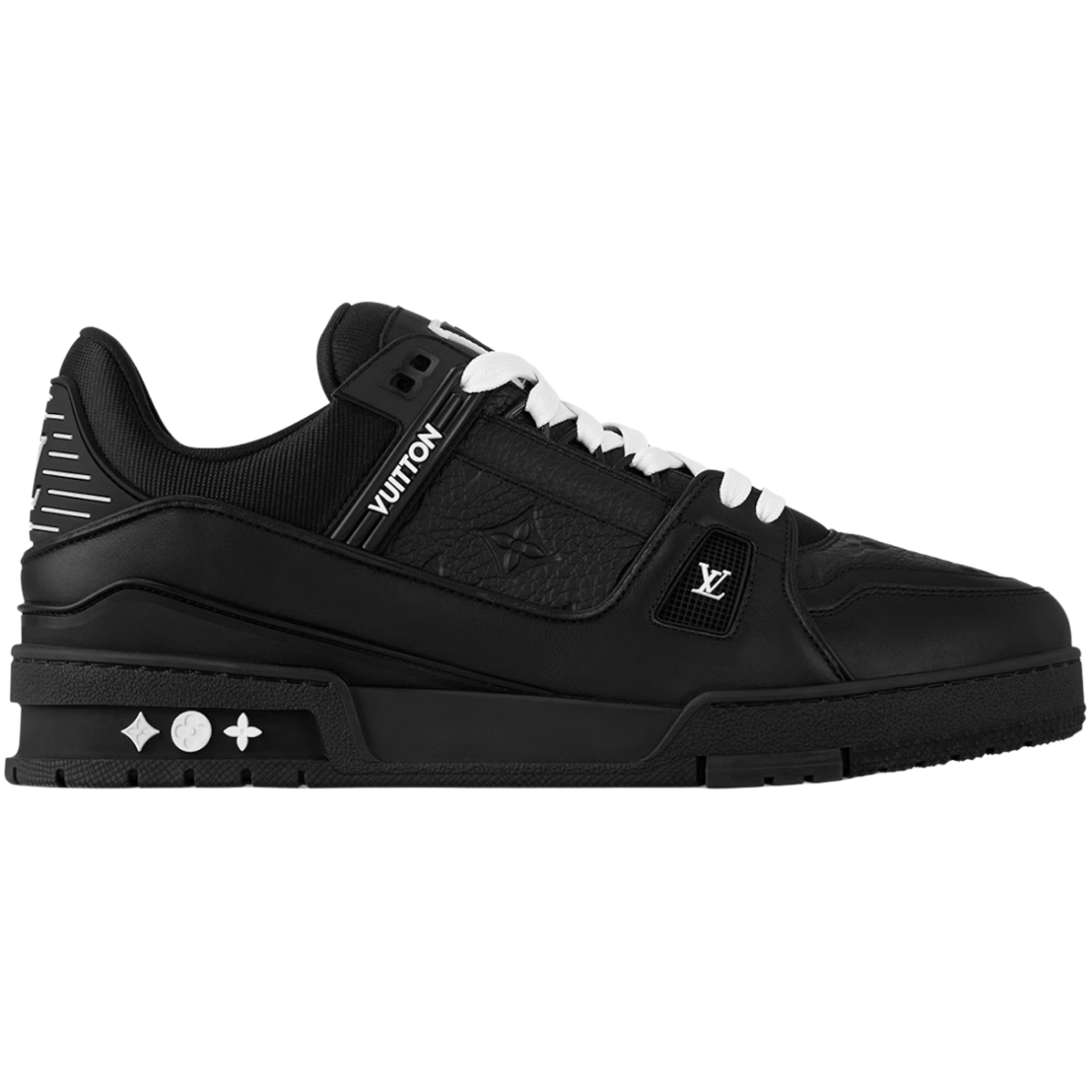 LV Trainer 'Black Embossed Monogram'