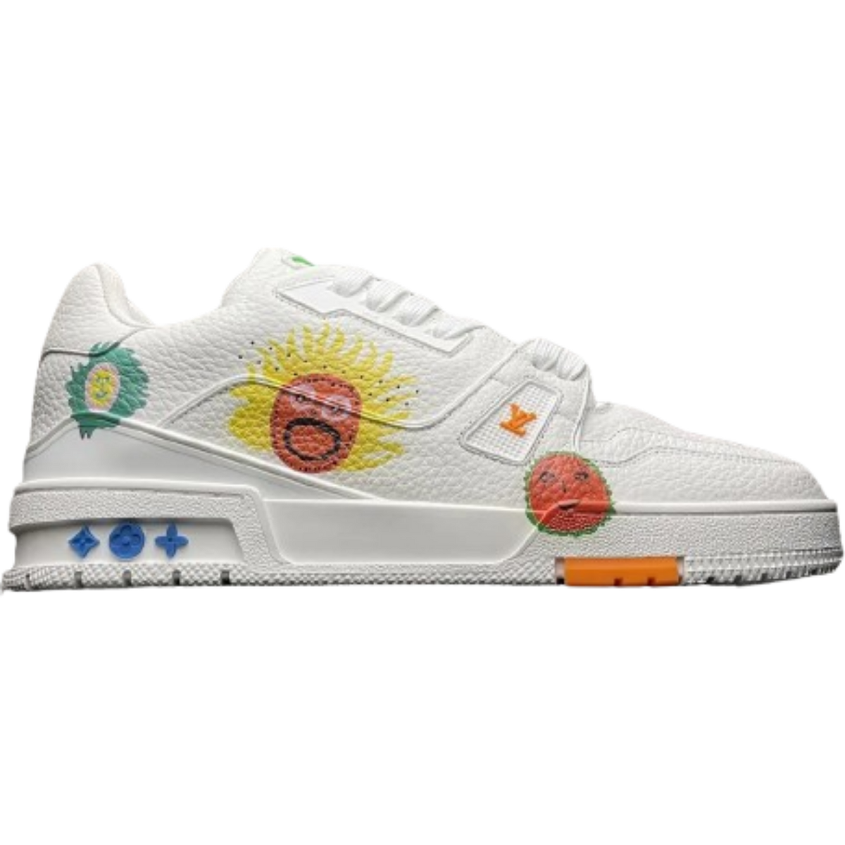 LV Trainer x Yayoi Kusama 'Faces - White'