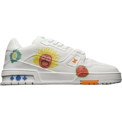 LV Trainer x Yayoi Kusama 'Faces - White'