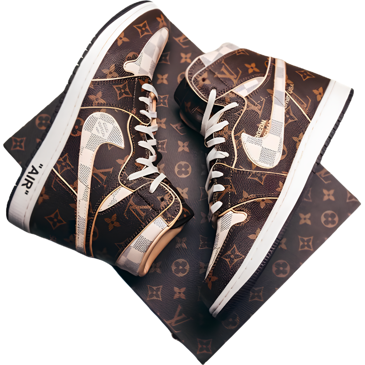 AJ 1 High x LV Customs