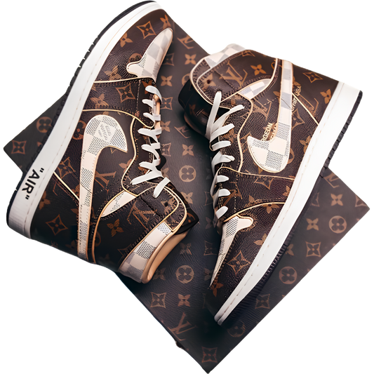 AJ 1 High x LV Customs