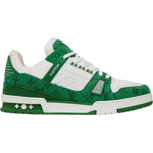 LV Trainer 'Green Monogram Denim'