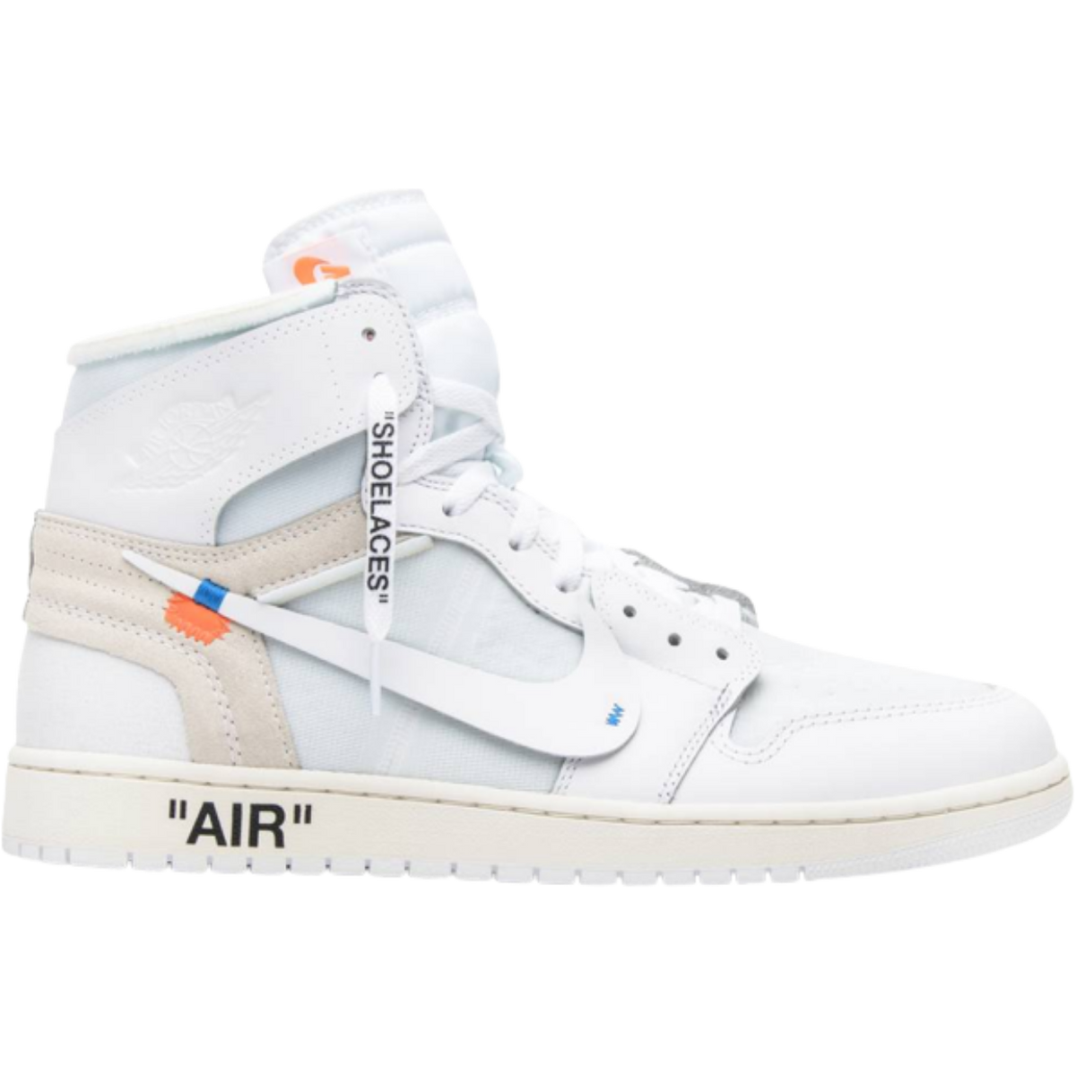 AJ 1 Retro High OG x OW 'White' 2018