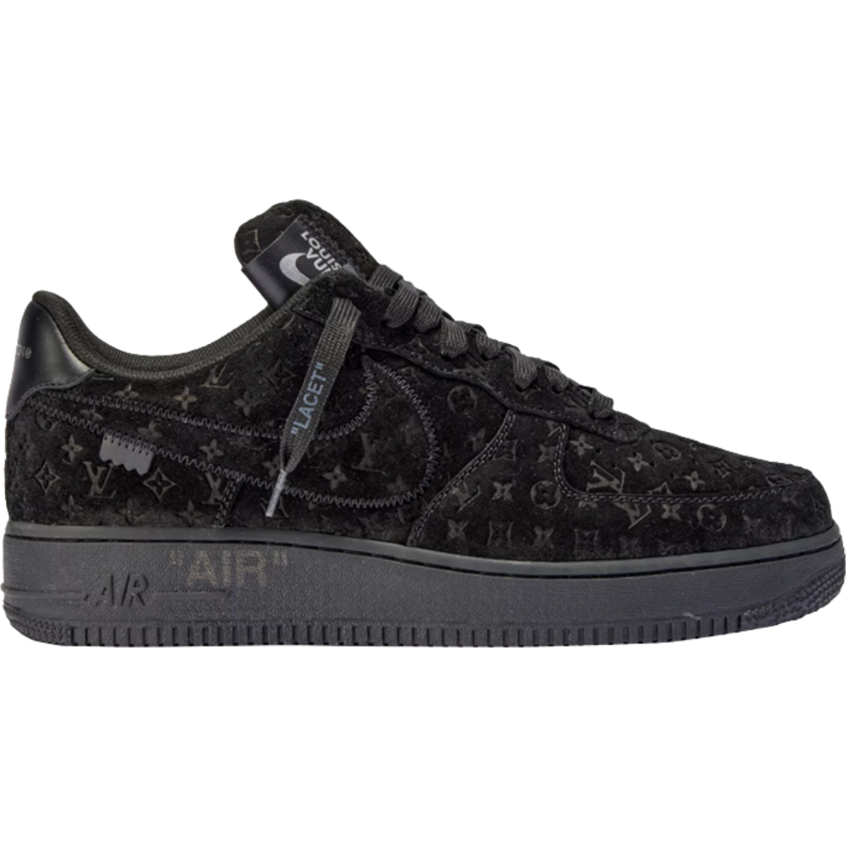 AF 1 Low x LV 'Triple Black'