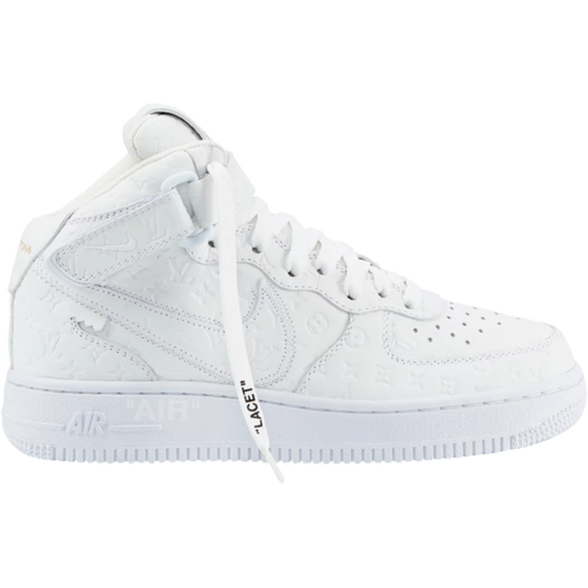 AF 1 Mid x LV 'Triple White'