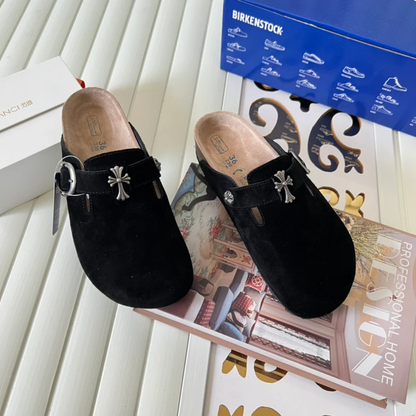 Chrome H. x Birkenstocks 'Black'