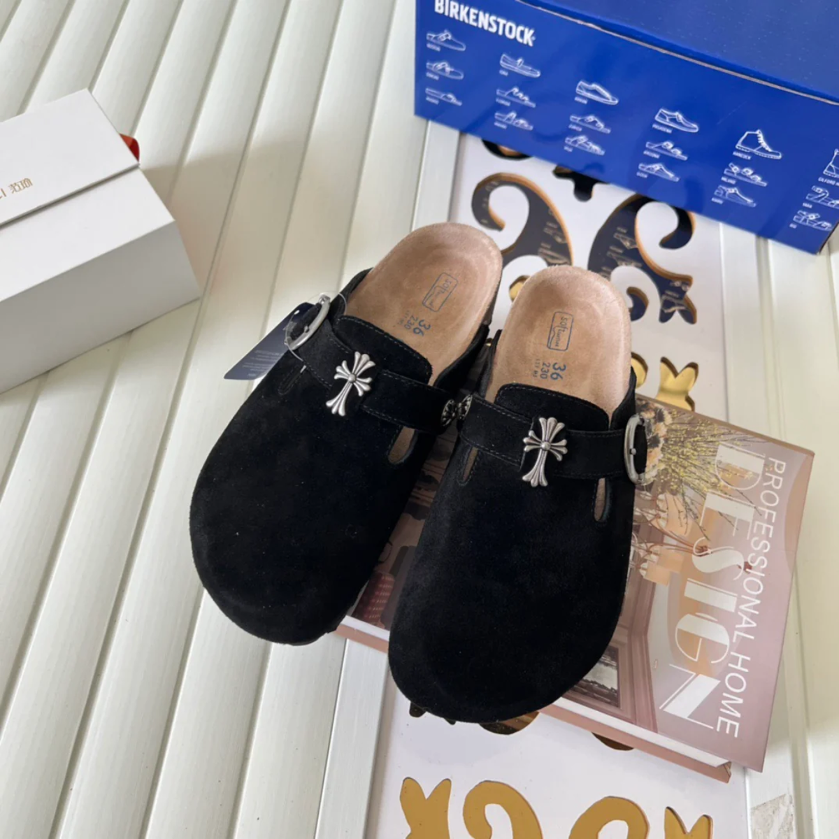 Chrome H. x Birkenstocks 'Black'