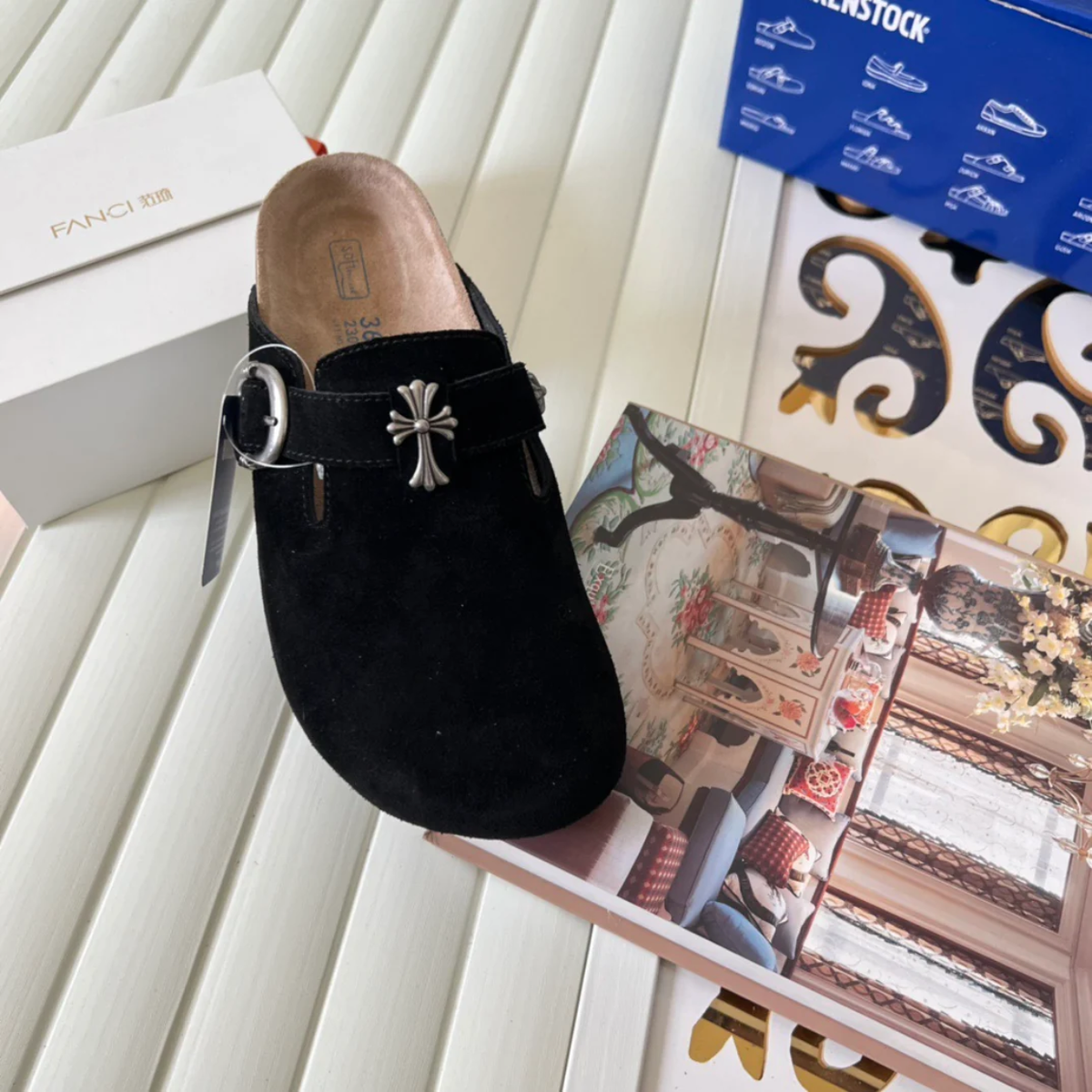 Chrome H. x Birkenstocks 'Black'