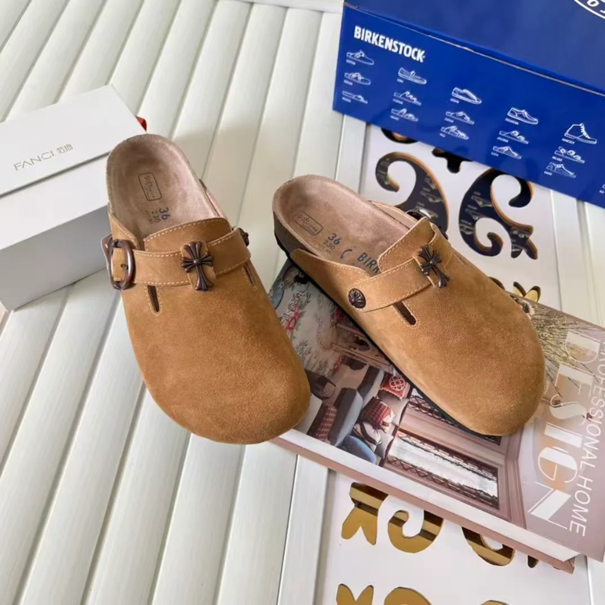 Chrome H. x Birkenstocks 'Tan'