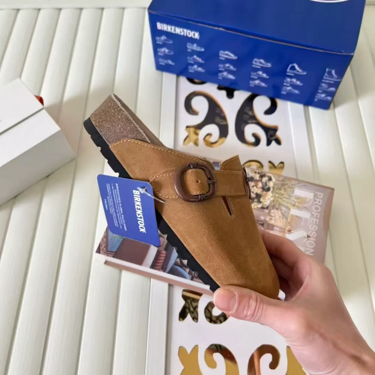Chrome H. x Birkenstocks 'Tan'