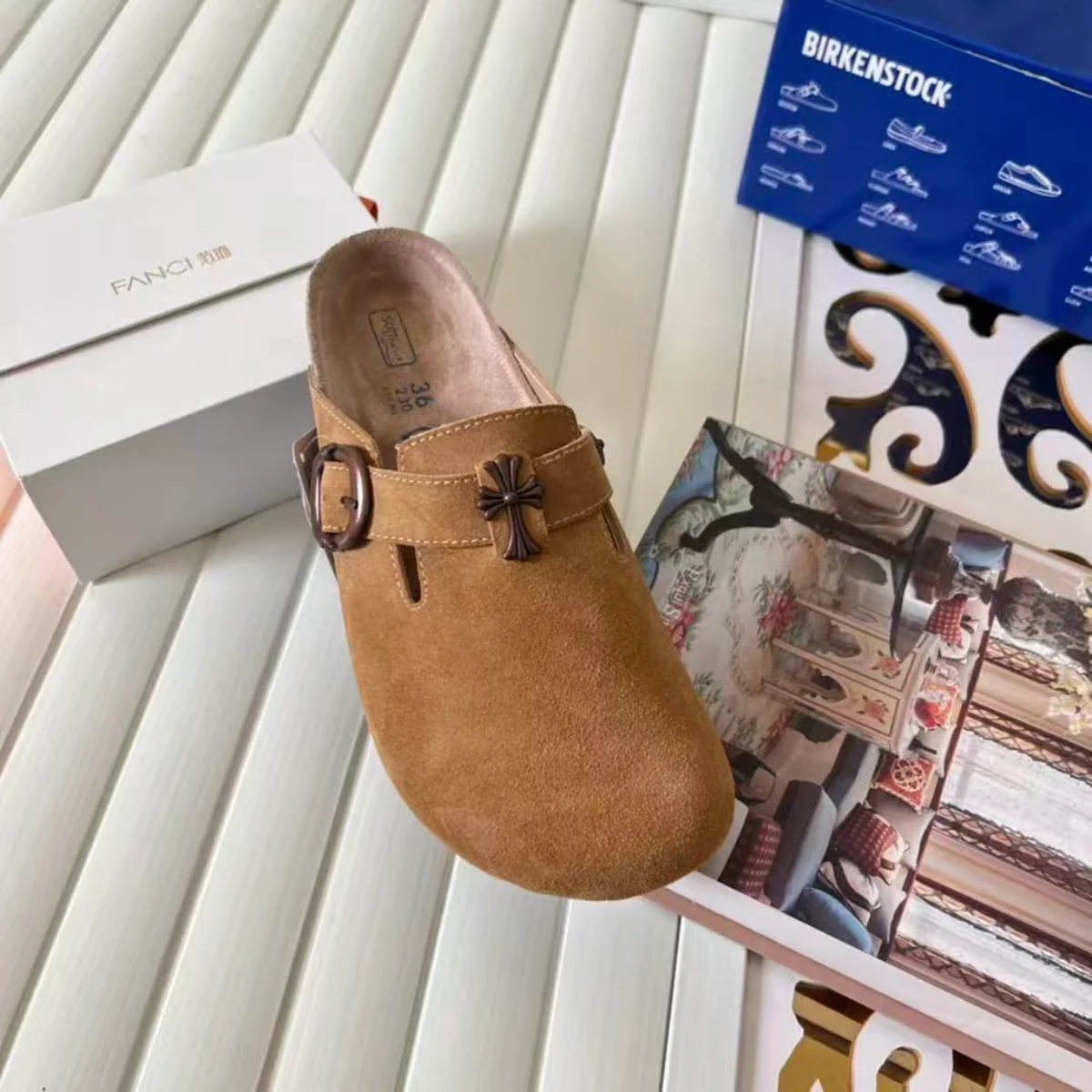 Chrome H. x Birkenstocks 'Tan'