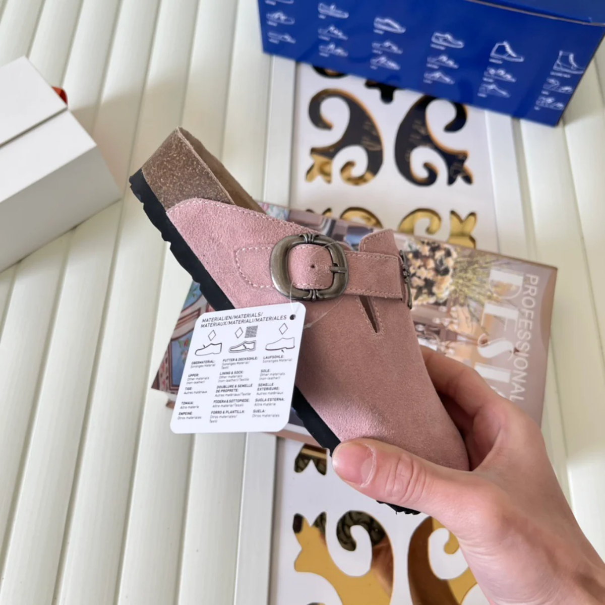 Chrome H. x Birkenstocks 'Shy Pink'