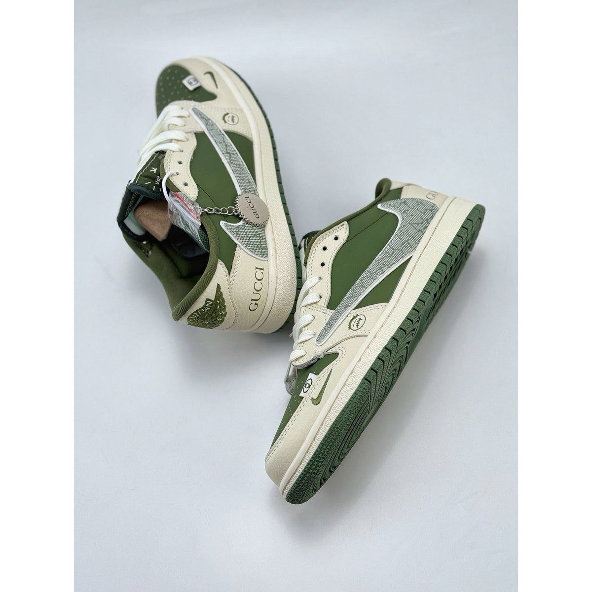 AJ 1 Retro Low x Travis Scott 'GC' Customs